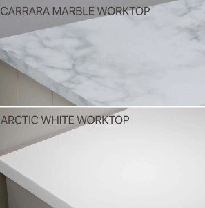 Lansdown 800 Uslung Wtop Inc Upstand Carrara